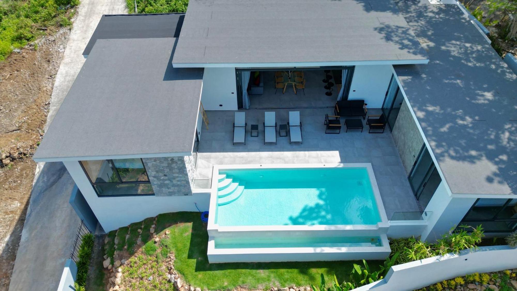 Baan Saint-Tropez Seaview Villa Ko Samui Private Villa Bophut Eksteriør bilde