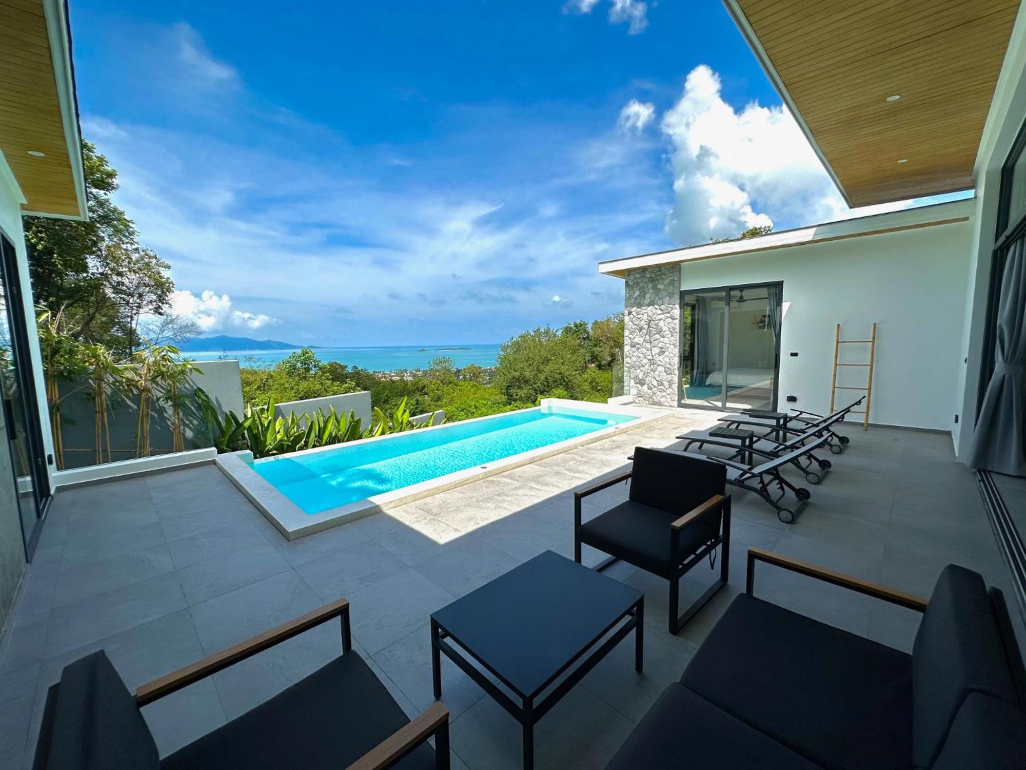 Baan Saint-Tropez Seaview Villa Ko Samui Private Villa Bophut Eksteriør bilde