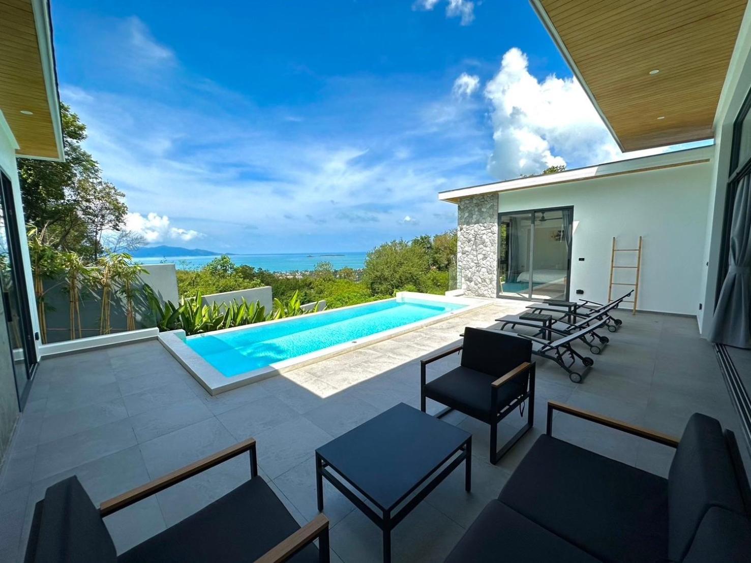 Baan Saint-Tropez Seaview Villa Ko Samui Private Villa Bophut Eksteriør bilde