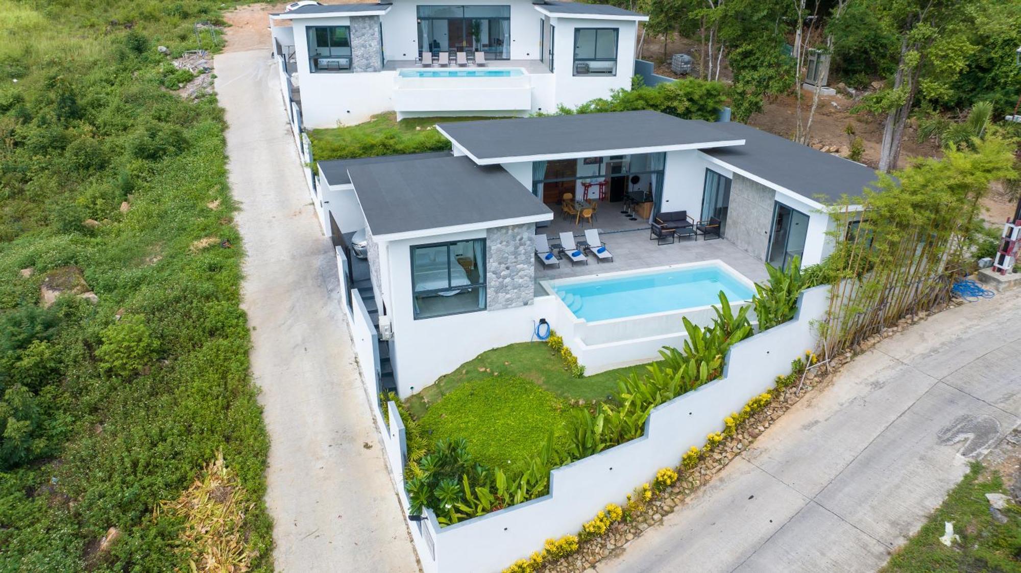 Baan Saint-Tropez Seaview Villa Ko Samui Private Villa Bophut Eksteriør bilde