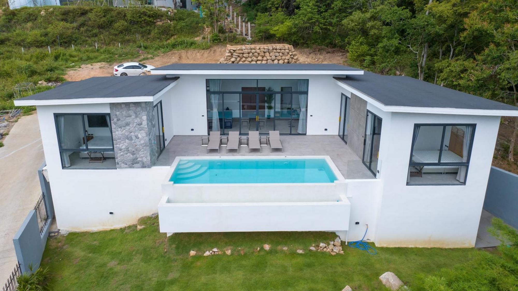 Baan Saint-Tropez Seaview Villa Ko Samui Private Villa Bophut Eksteriør bilde