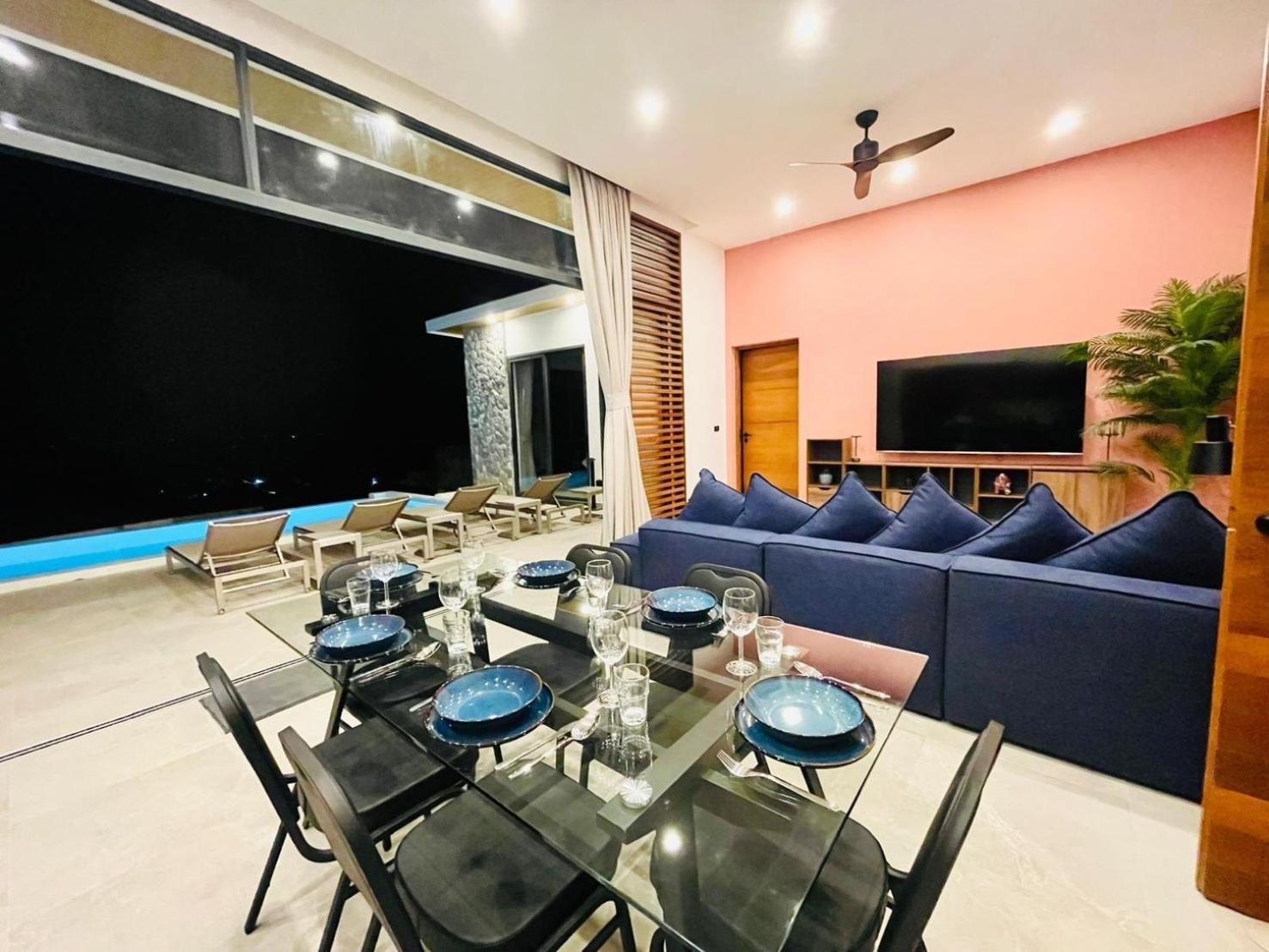 Baan Saint-Tropez Seaview Villa Ko Samui Private Villa Bophut Eksteriør bilde