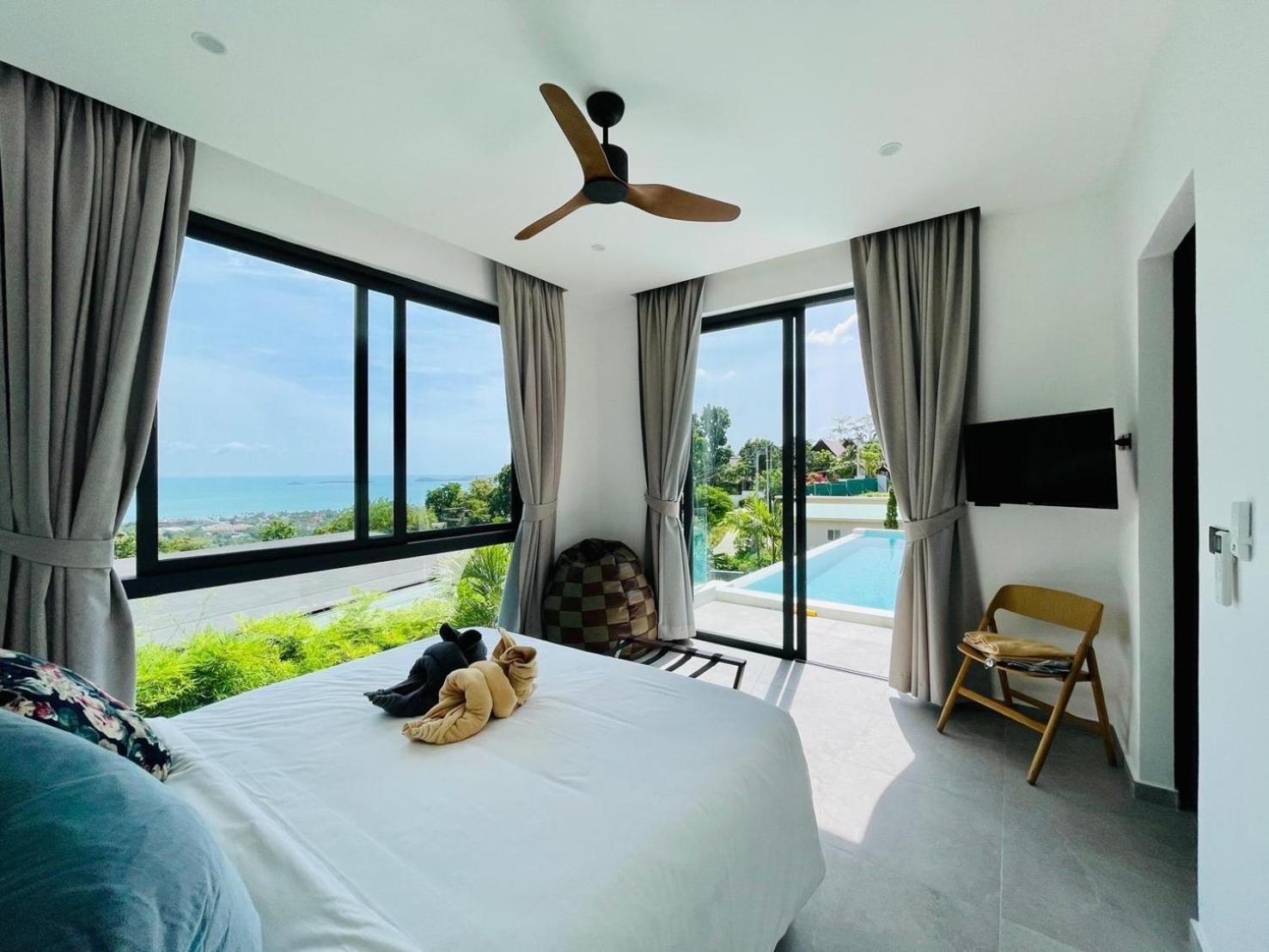 Baan Saint-Tropez Seaview Villa Ko Samui Private Villa Bophut Eksteriør bilde